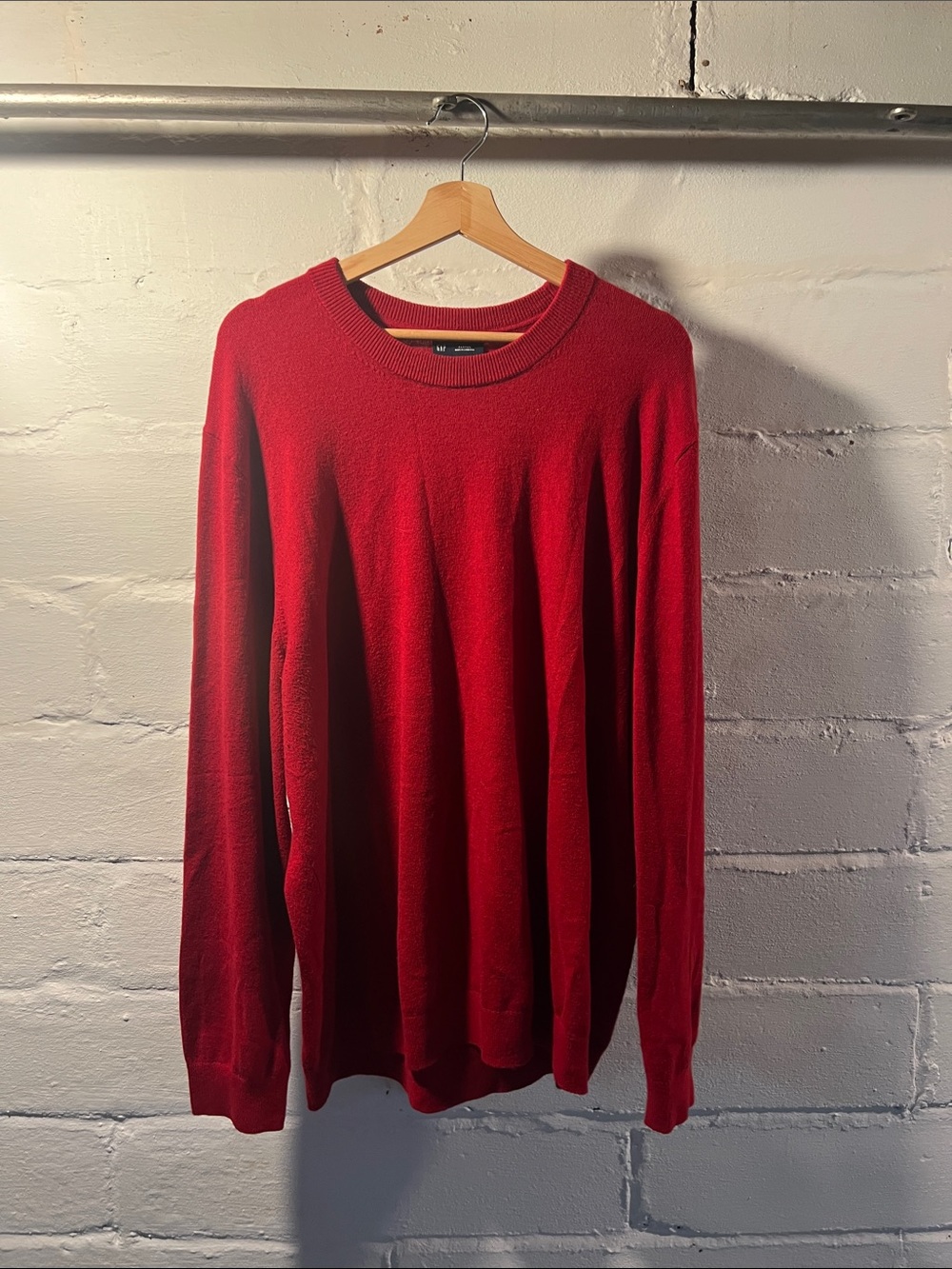 Gap cash soft men’s sweater red XL